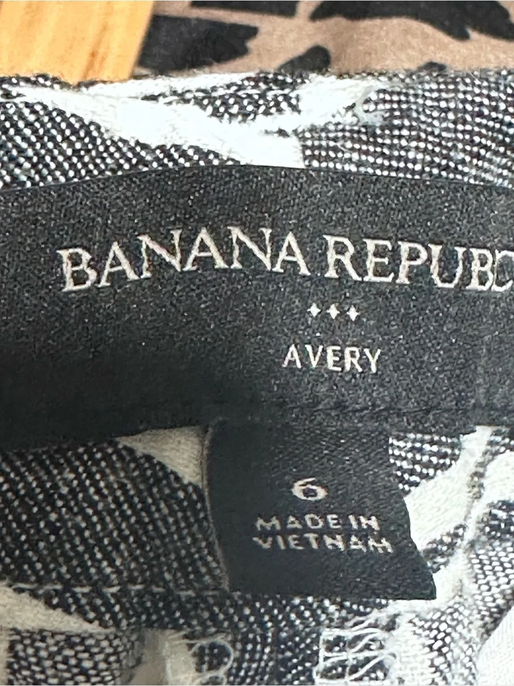 Banana Republic Avery Linen Blend Striped Ankle Pants Women’s Size 6